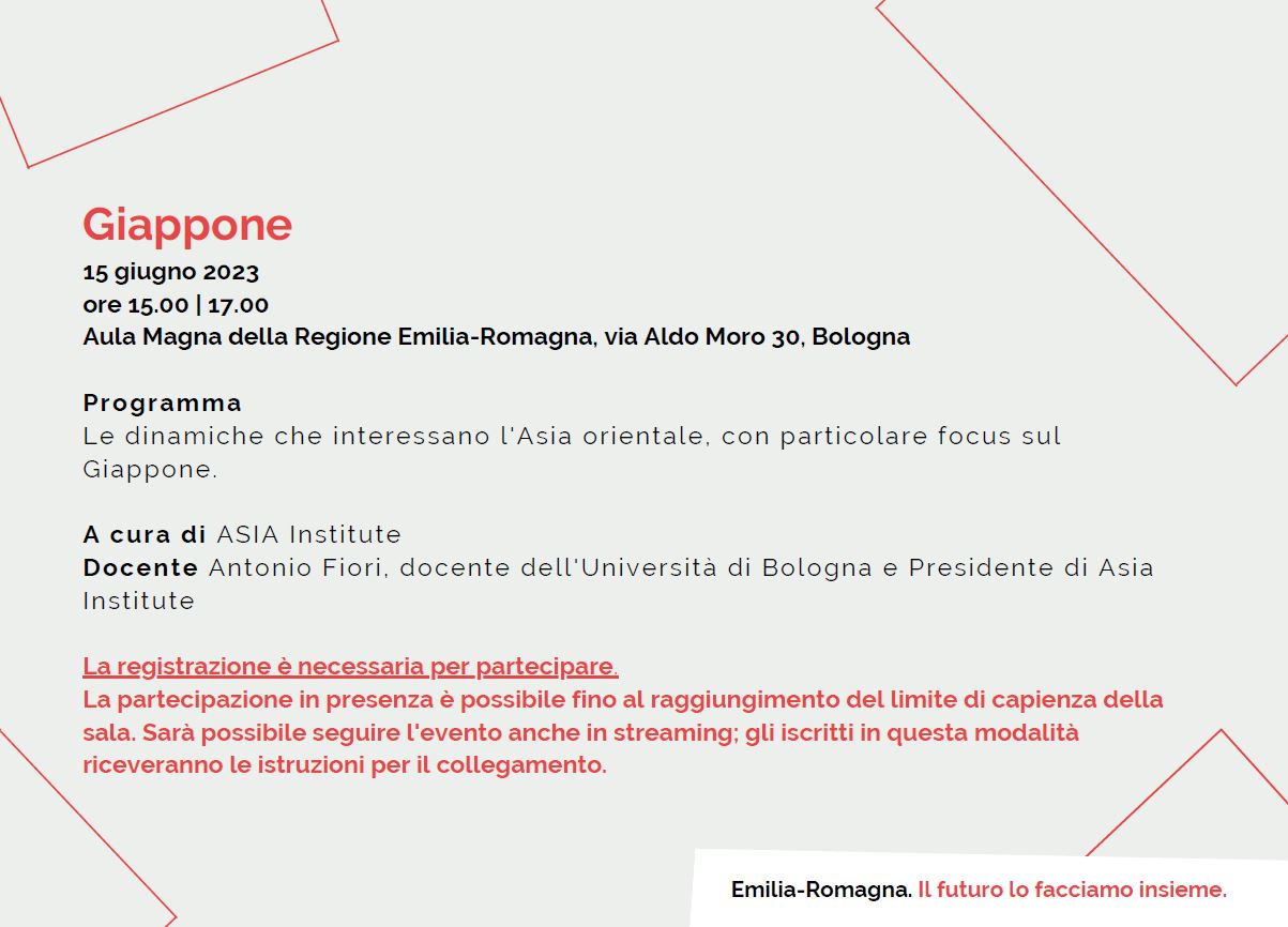 Programma incontro su Giappone